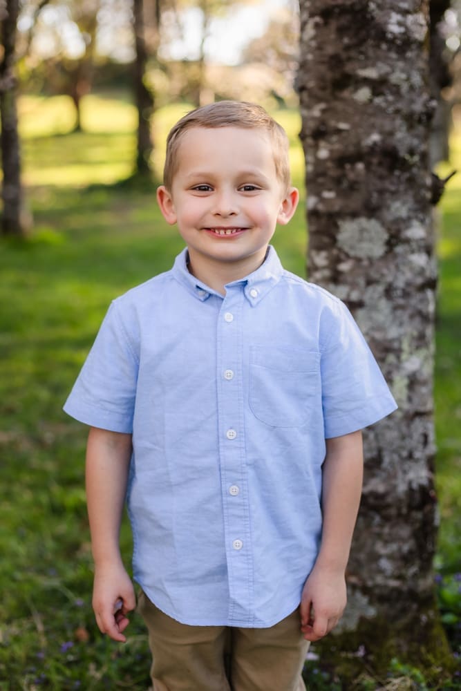 son during maternity photography session in knoxville tn